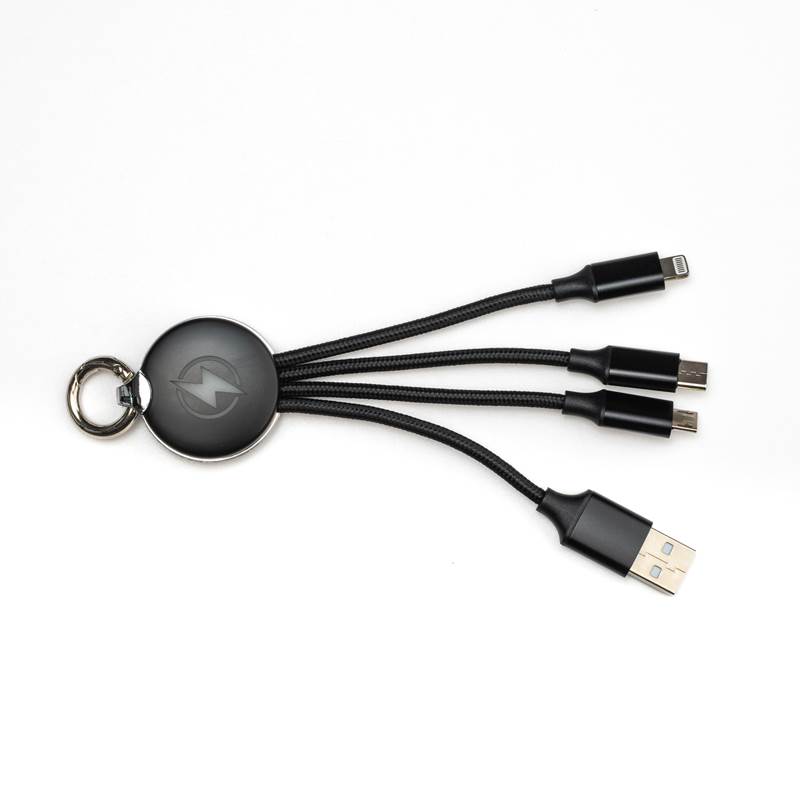 Kabel za punjenje 3 u 1 sa LED privjeskom