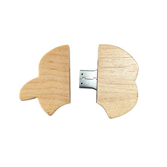 USB - memorija drvena Jabuka - Slika 3